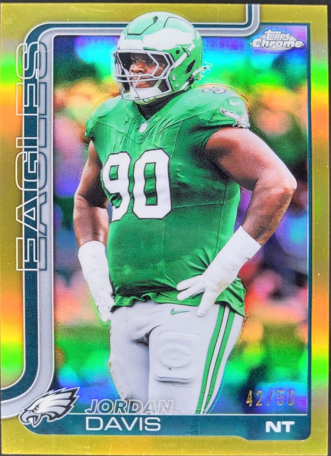 Jordan Davis [Gold Refractor] #249