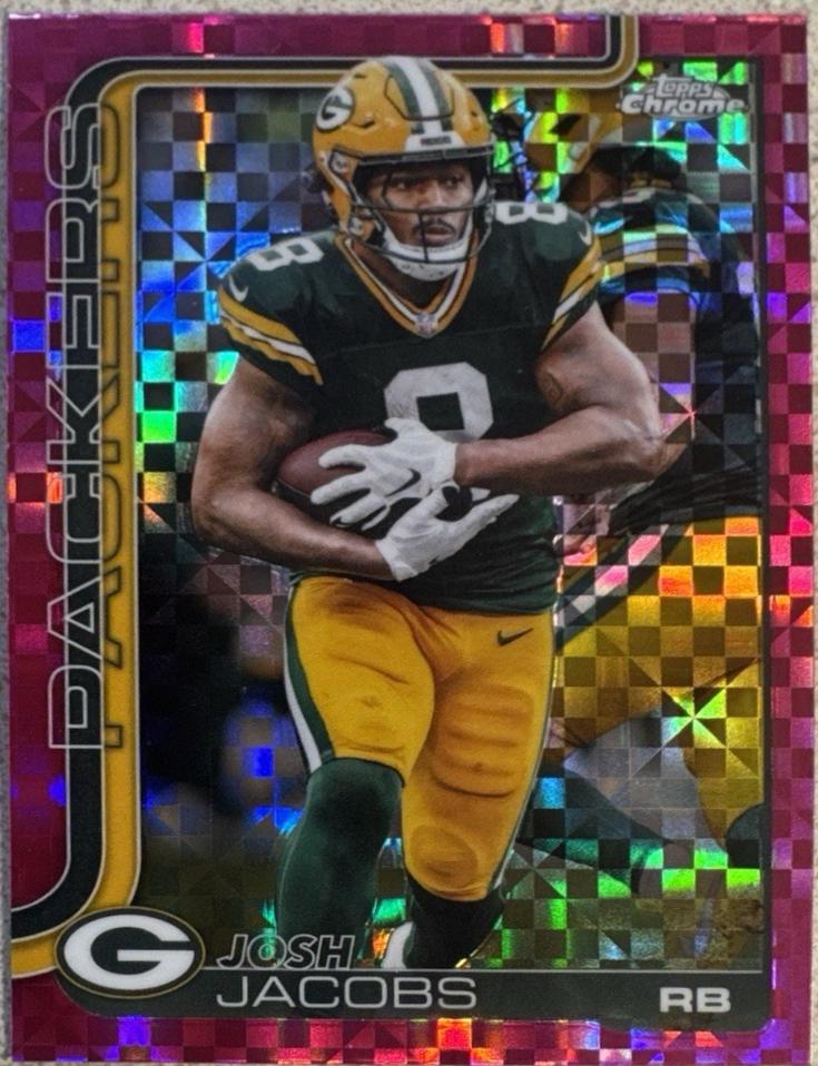 Josh Jacobs [X-Fractor Pink] #110