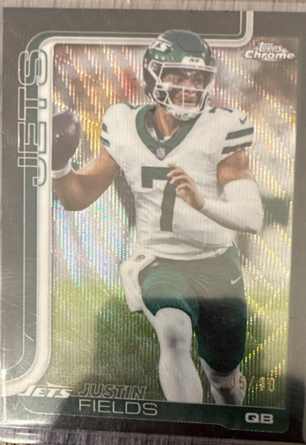 Justin Fields [Leather Black] #237