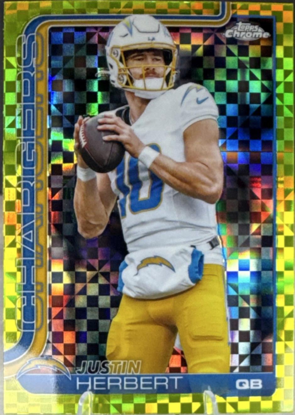 Justin Herbert [X-Fractor Green] #158