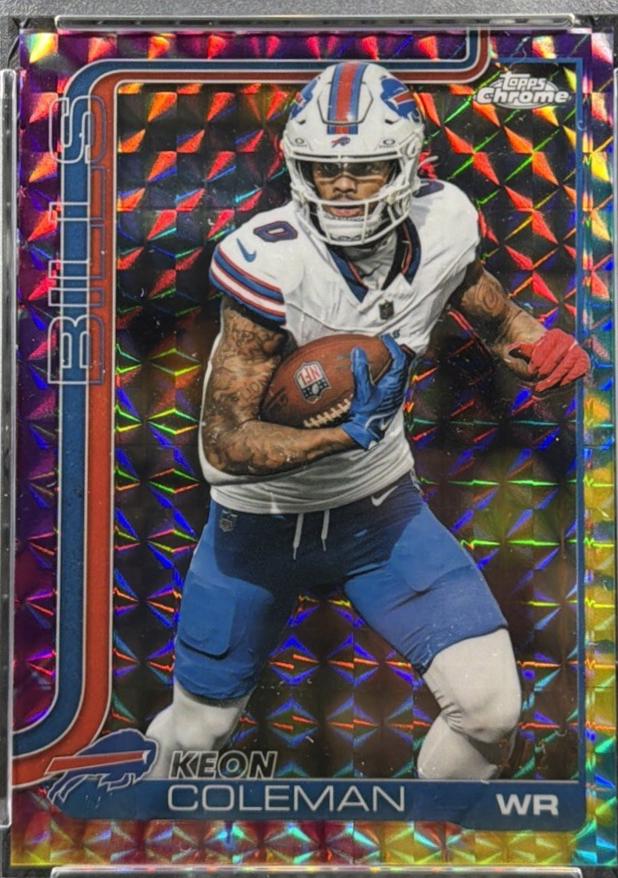 Keon Coleman [Tie Dye Geometric Refractor] #30
