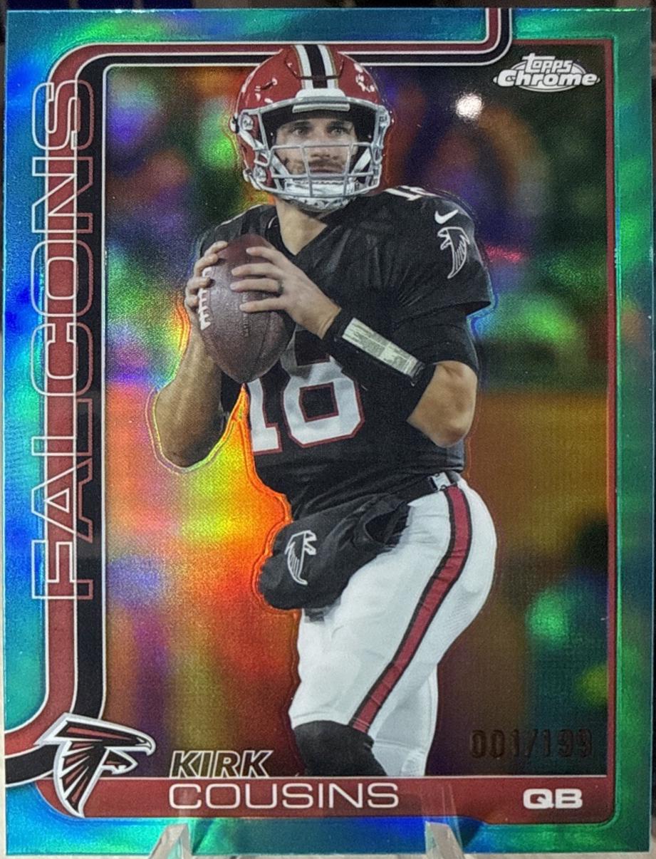 Kirk Cousins [Aqua Refractor] #13