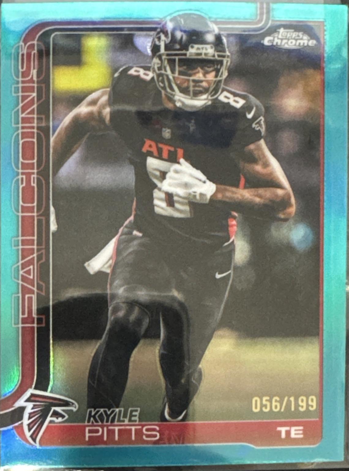 Kyle Pitts [Aqua Refractor] #14