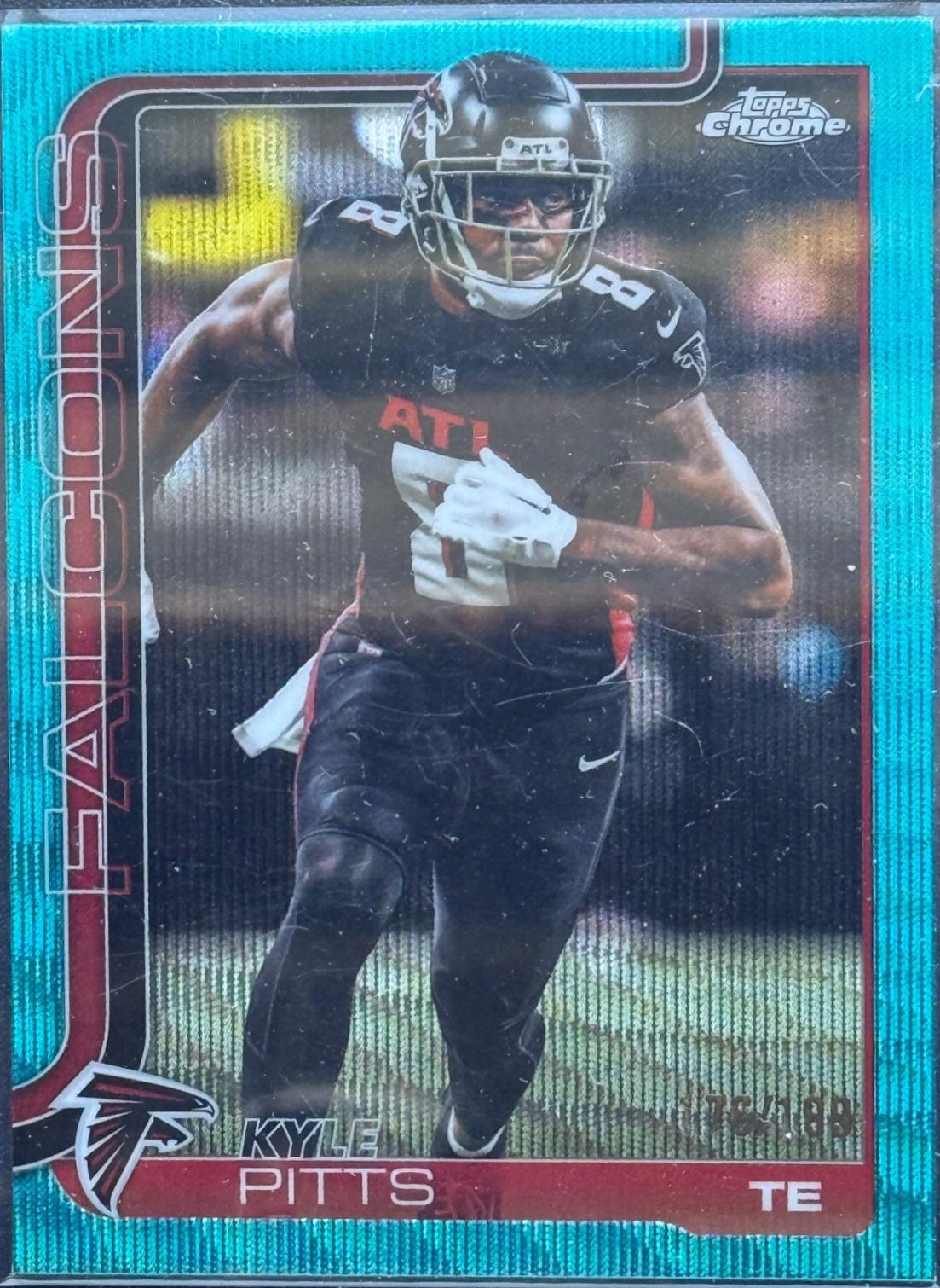 Kyle Pitts [Aqua Wave Refractor] #14
