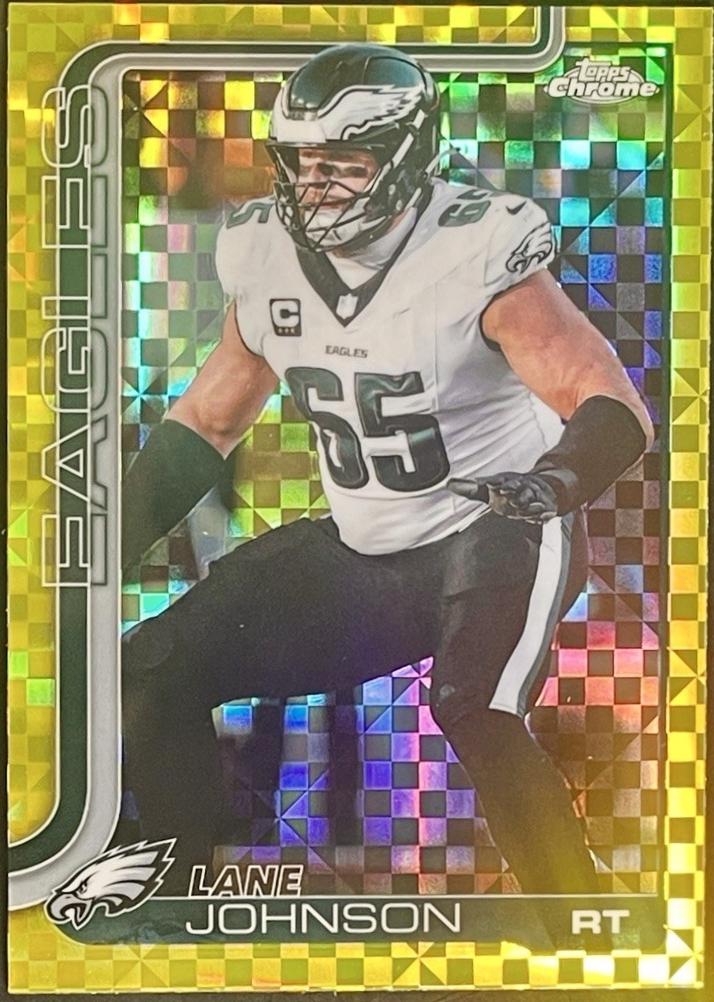 Lane Johnson [X-Fractor Green] #246