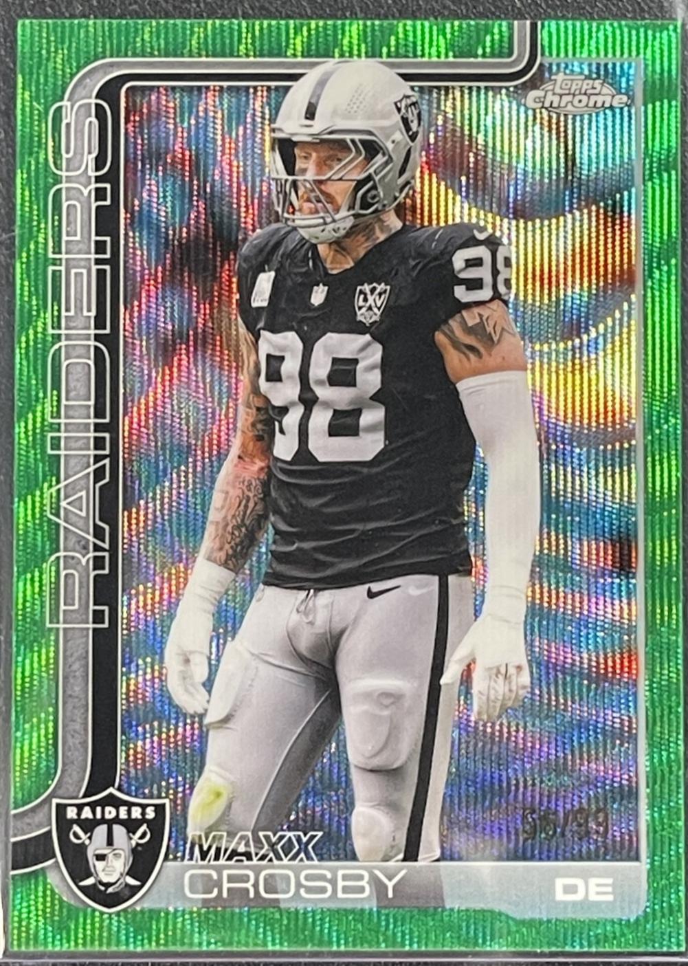 Maxx Crosby [Green Wave Refractor] #180
