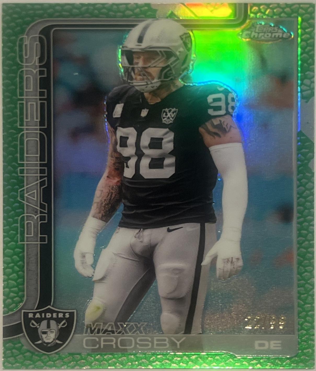 Maxx Crosby [Leather Green] #180