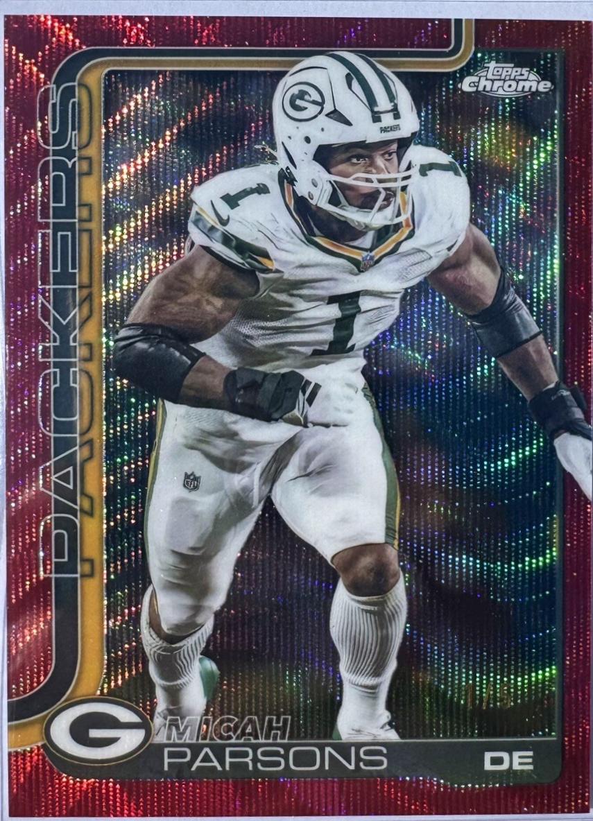 Micah Parsons [Red Wave Refractor] #77