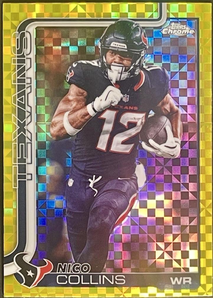 Nico Collins [X-Fractor Green] #115
