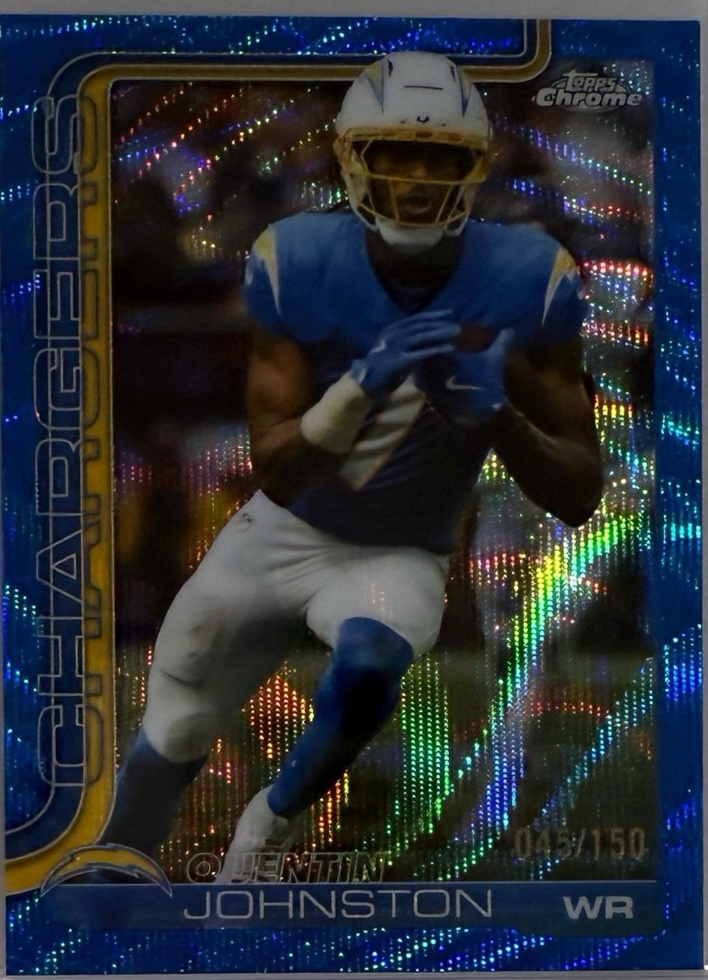 Quentin Johnston [Blue Wave Refractor] #159