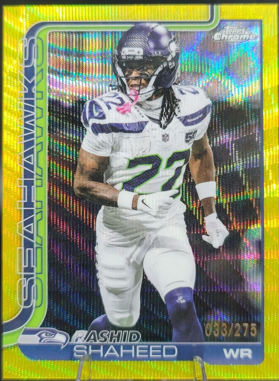 Rashid Shaheed [Yellow Wave Refractor] #218