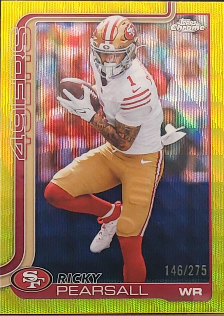 Ricky Pearsall [Yellow Wave Refractor] #261