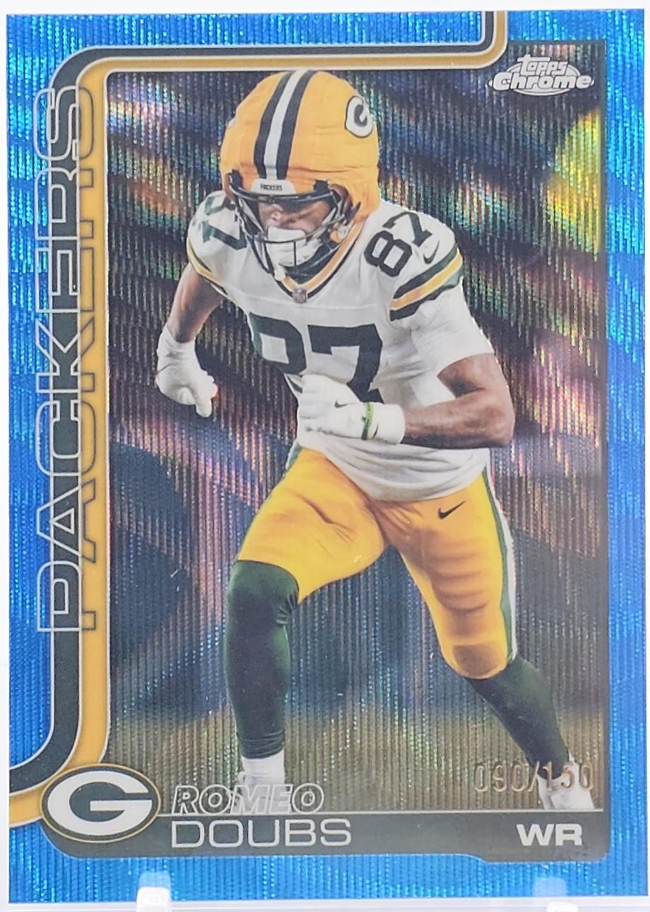 Romeo Doubs [Blue Wave Refractor] #106