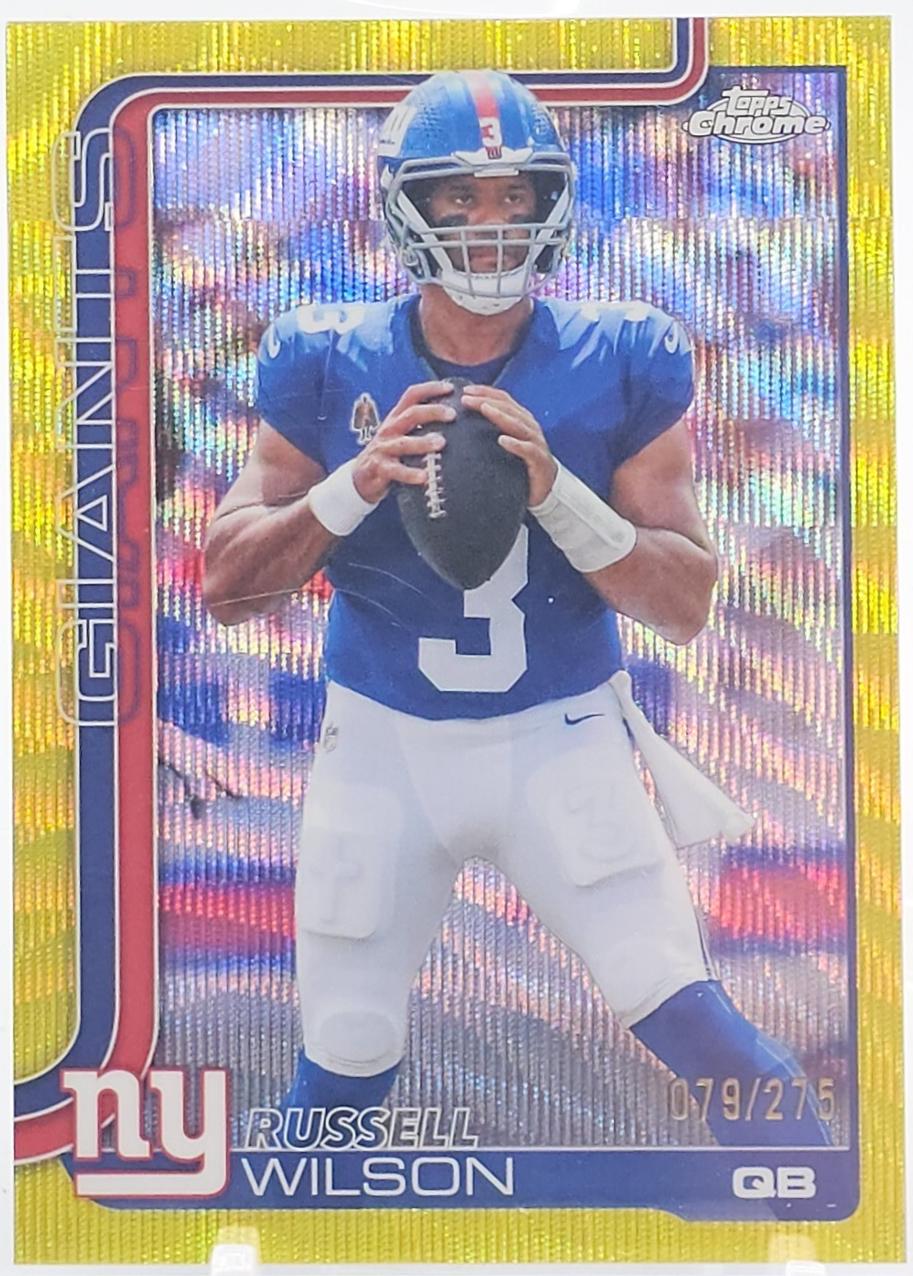 Russell Wilson [Yellow Wave Refractor] #229