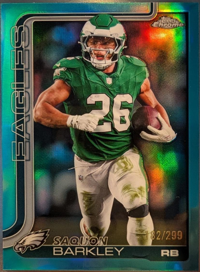 Saquon Barkley [Teal Wave] #248