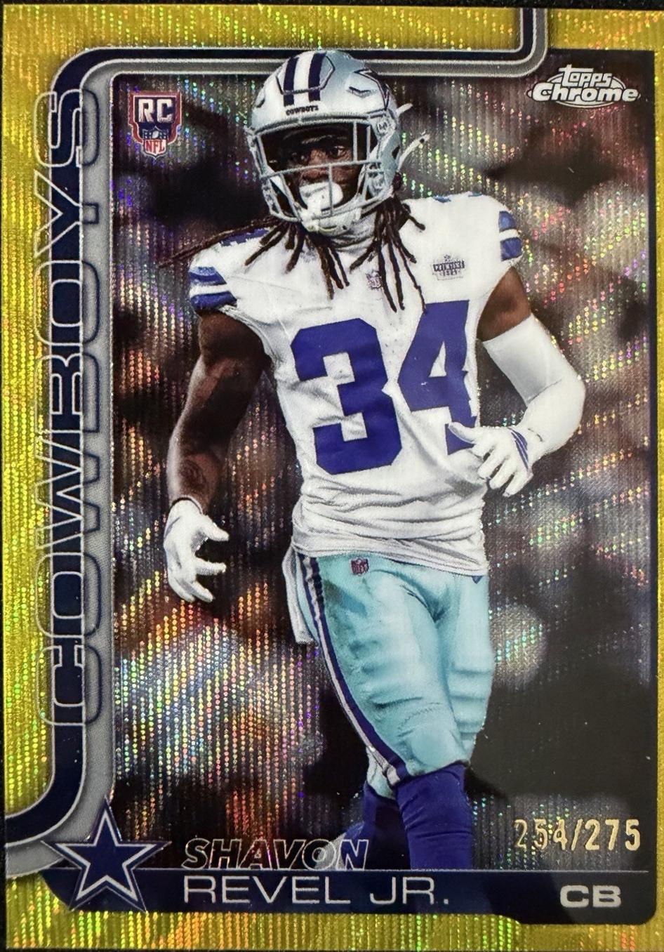 Shavon Revel Jr. [Yellow Wave Refractor] #301