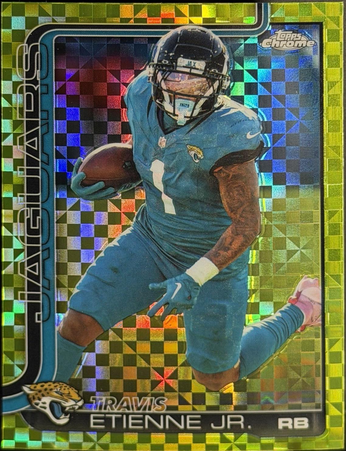 Travis Etienne Jr. [X-Fractor Green] #139