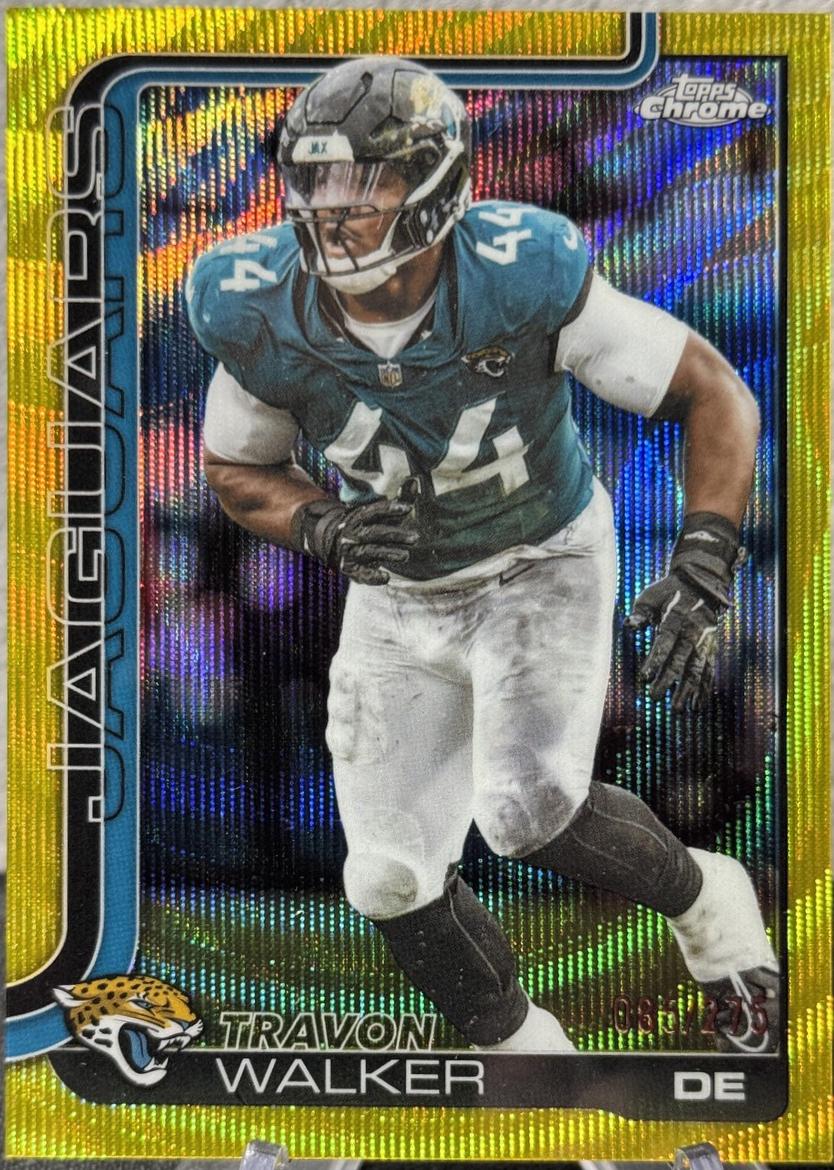 Travon Walker [Aqua Wave Refractor] #141
