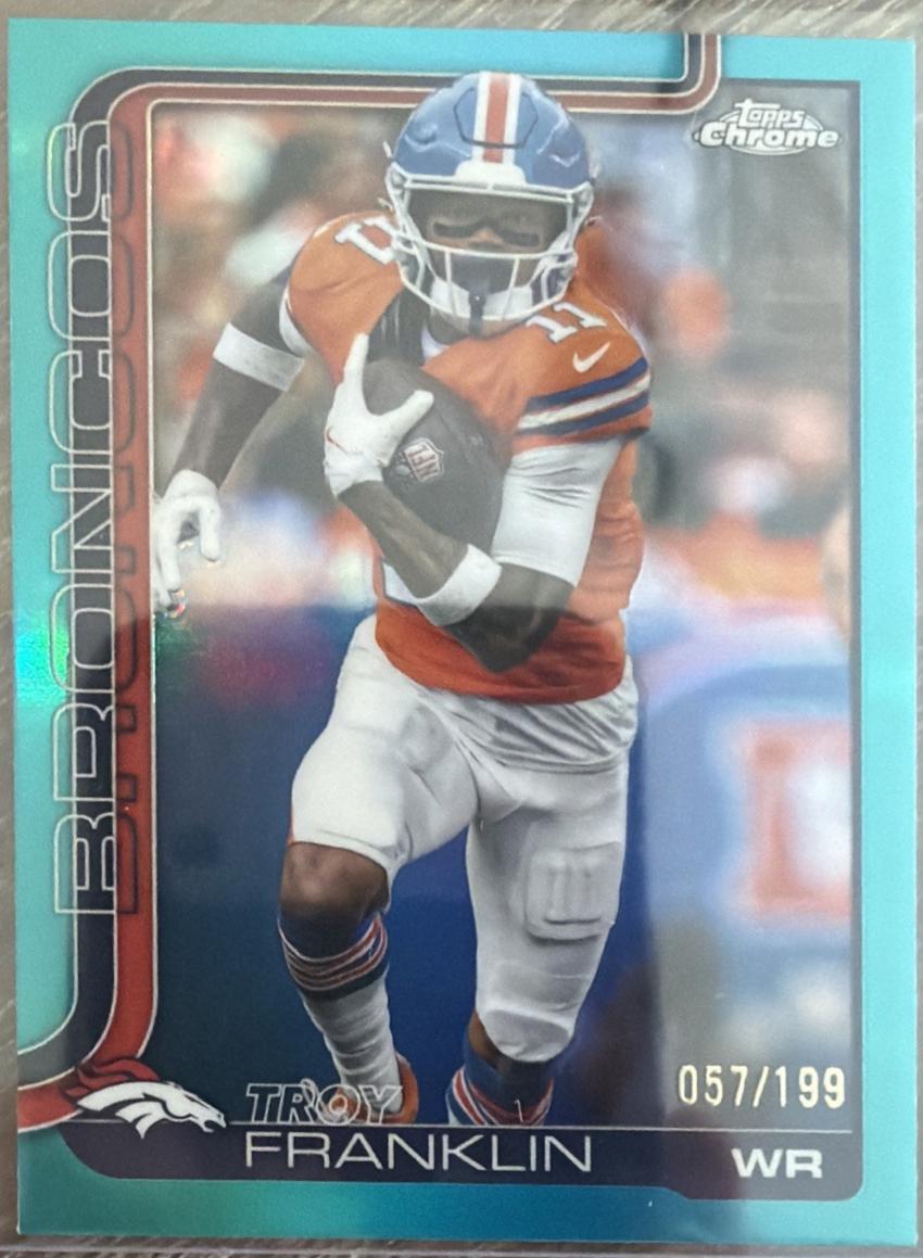 Troy Franklin [Aqua Refractor] #91