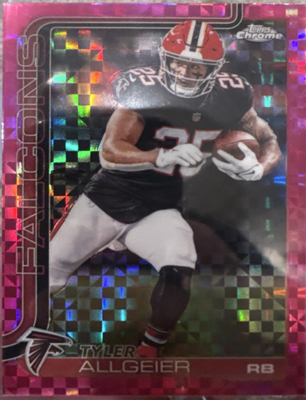 Tyler Allgeier [X-Fractor Pink] #17
