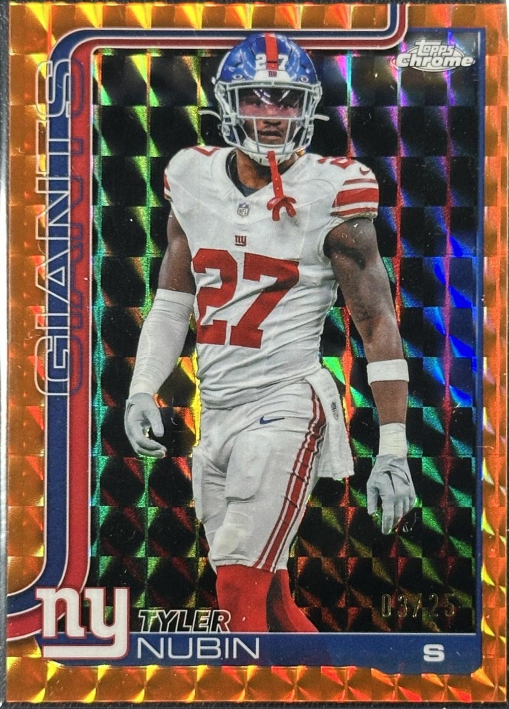 Tyler Nubin [Orange Geometric Refractor] #231