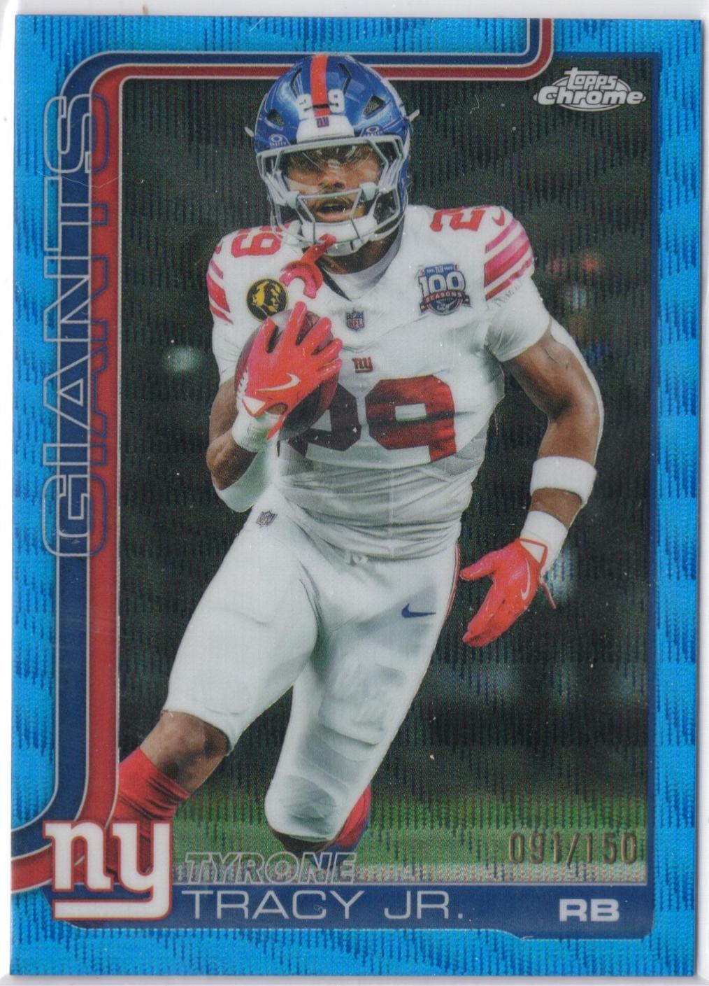 Tyrone Tracy Jr. [Blue Wave Refractor] #228