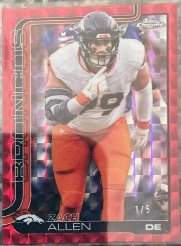Zach Allen [Leather Red] #95