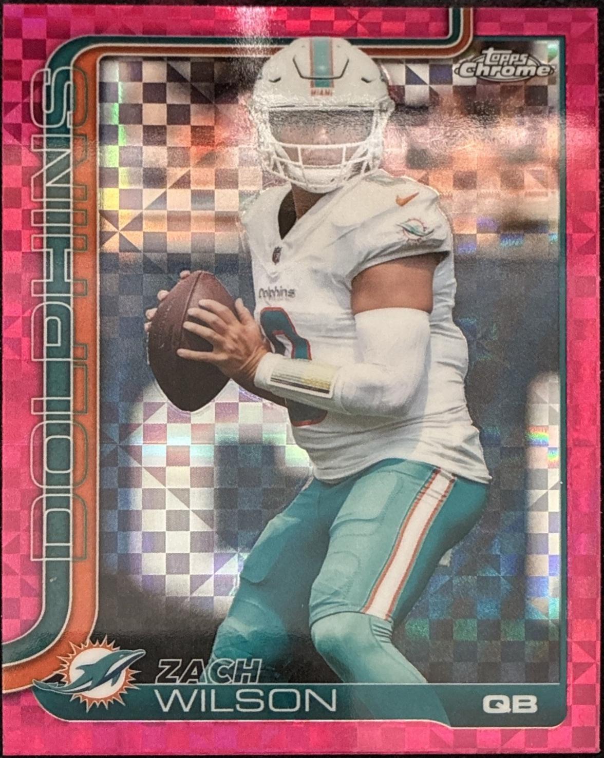 Zach Wilson [X-Fractor Pink] #189