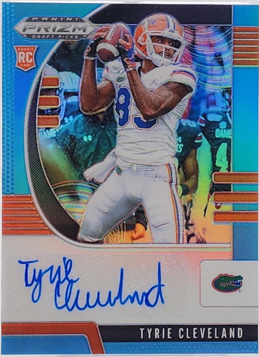 Tyrie Cleveland [Autograph Carolina Blue Prizm] #280