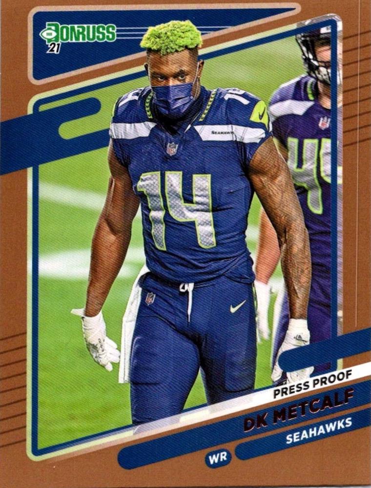 DK Metcalf [No Helmet Press Proof Bronze] #29
