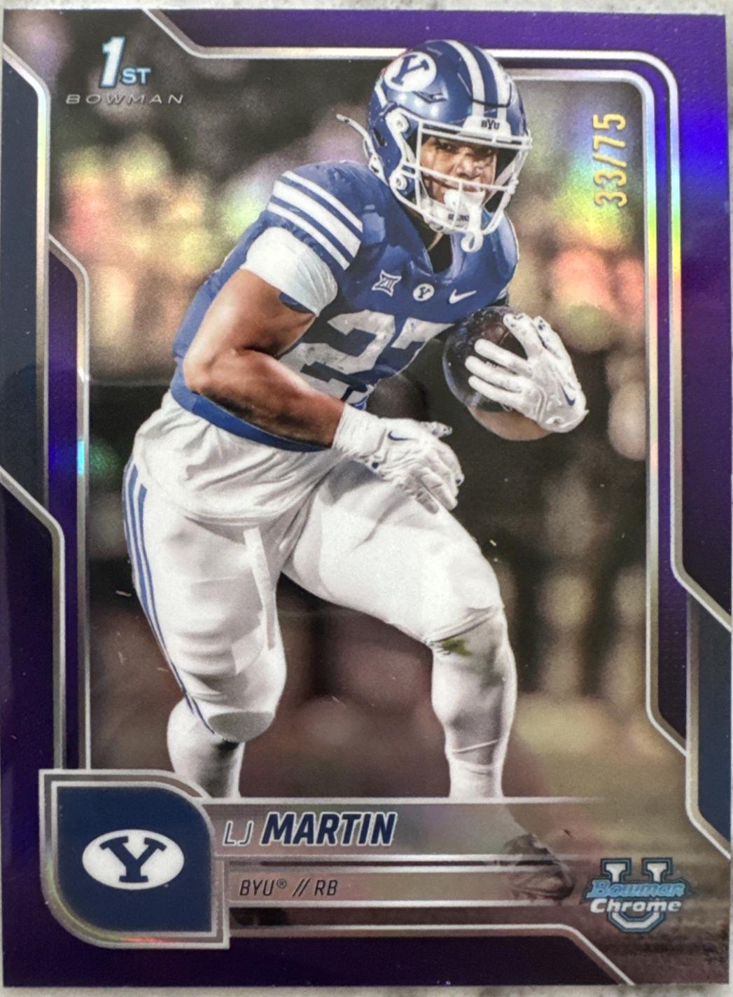 LJ Martin [Purple Refractor] #108