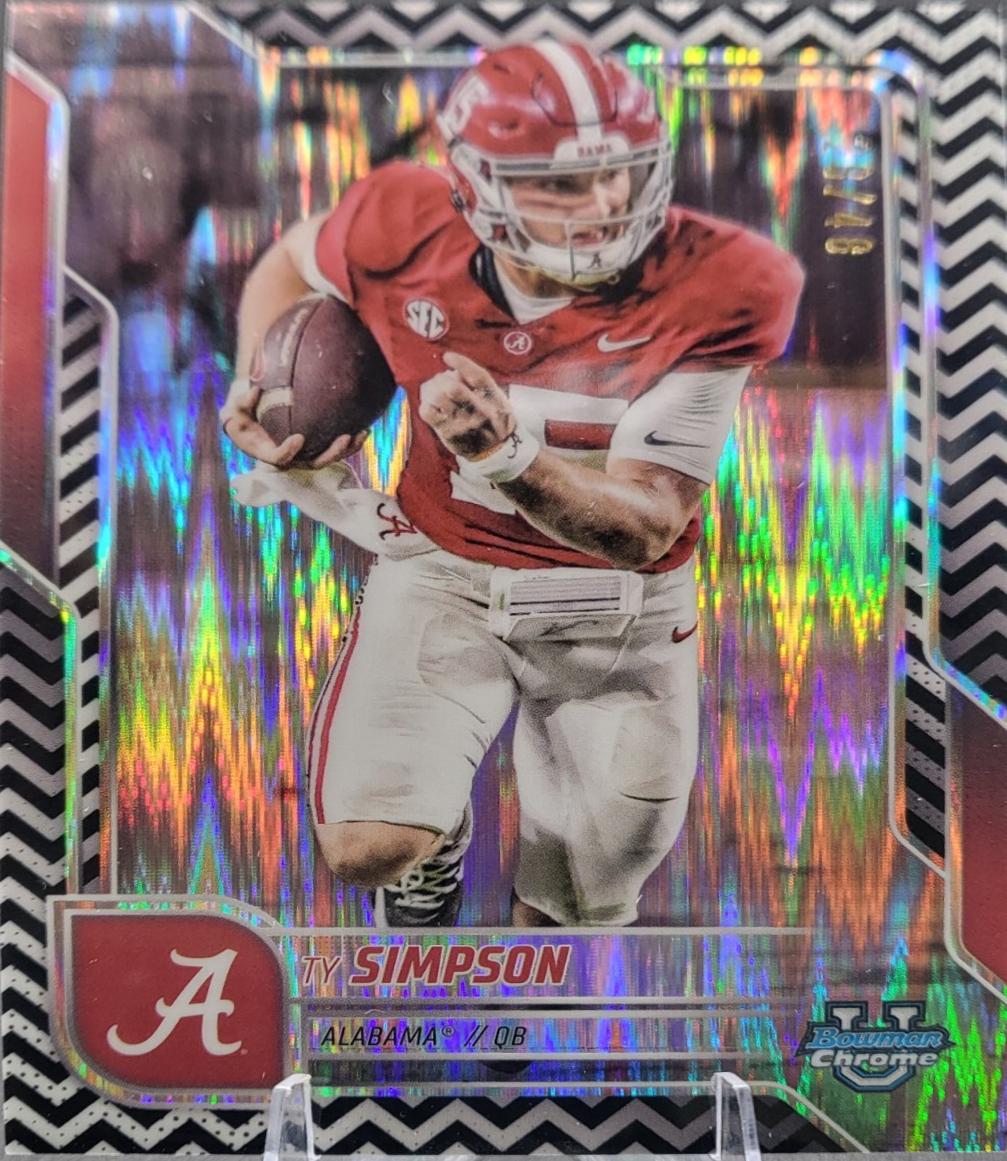 Ty Simpson [Black White Stealth Refractor] #151