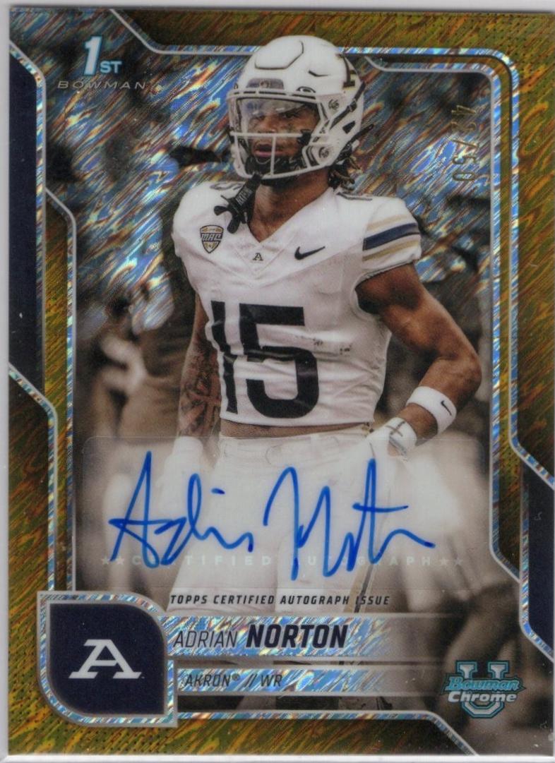Adrian Norton [Gold Shimmer Refractor] #BCA-AN