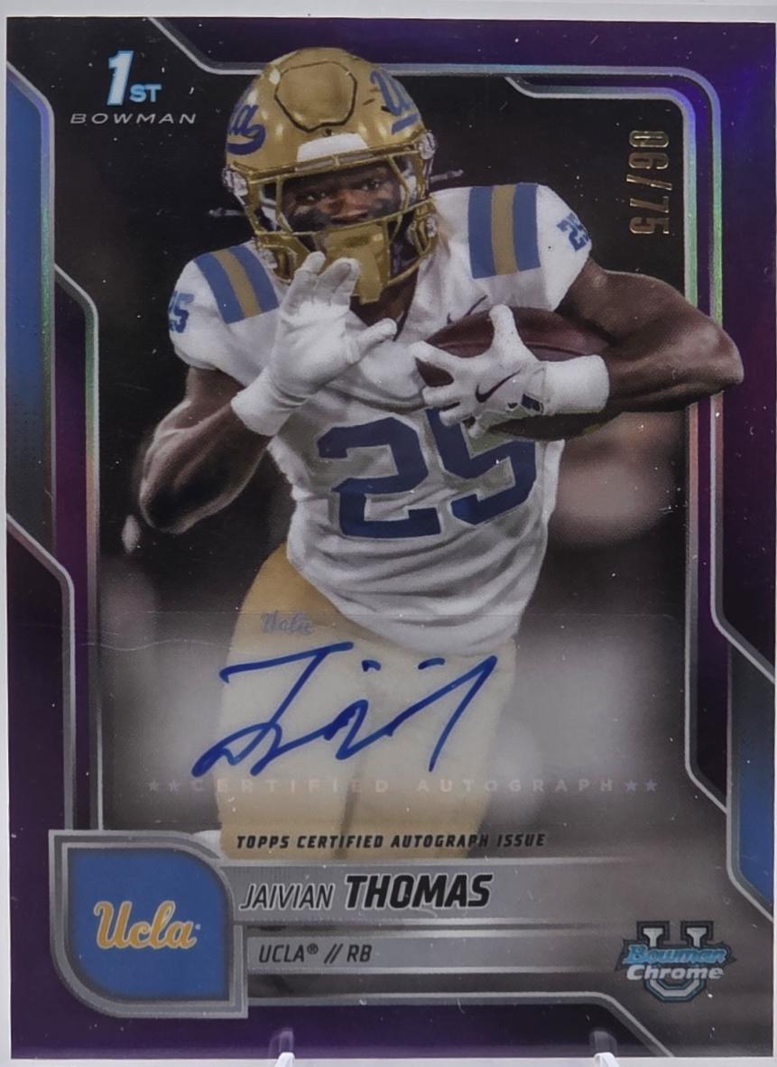 Jaivian Thomas [Purple Refractor] #BCA-JTH
