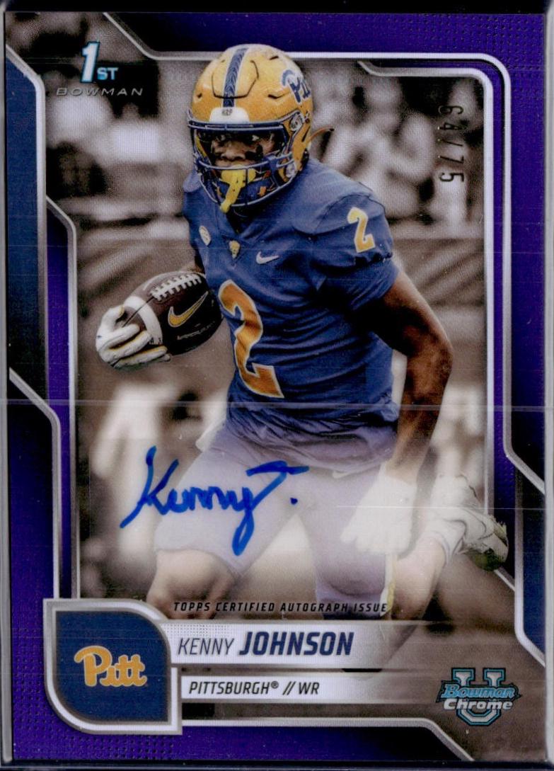 Kenny Johnson [Purple Refractor] #BCA-KJO