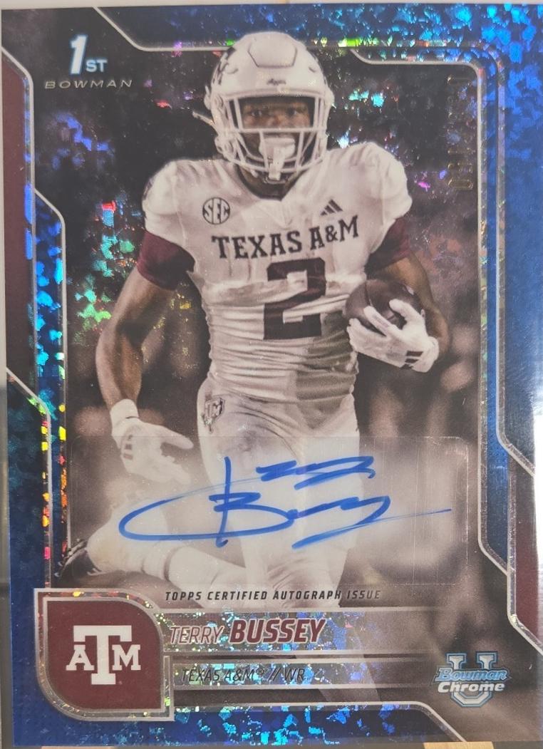 Terry Bussey [Blue Mini-Diamond Refractor] #BCA-TB
