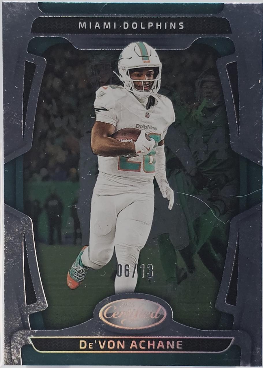 De'Von Achane [Silver Mirror] #63