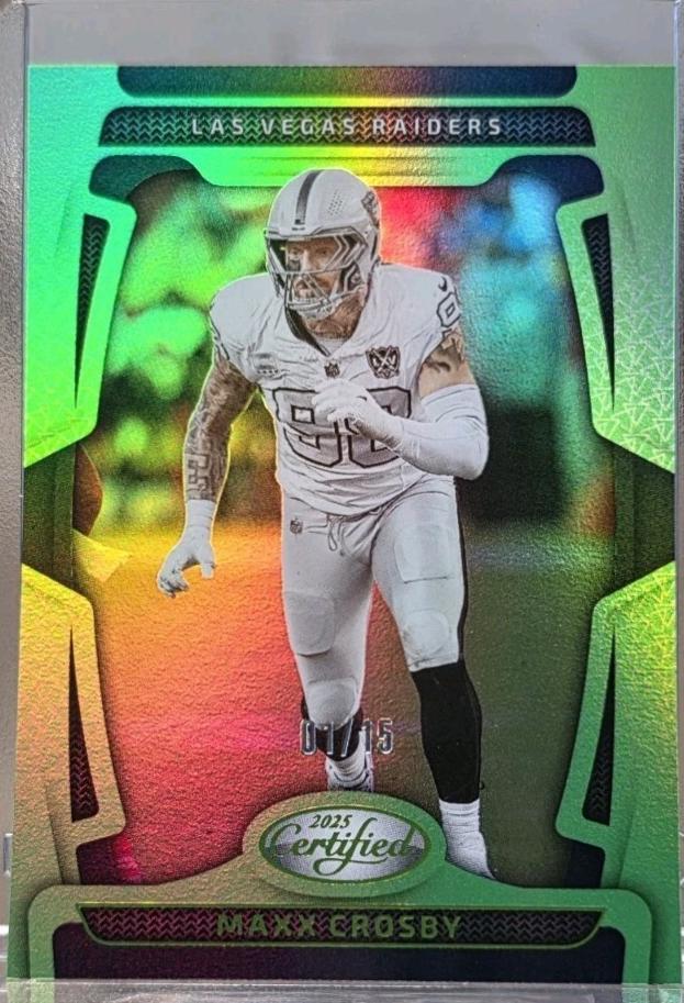 Maxx Crosby [Lime Green Mirror] #54