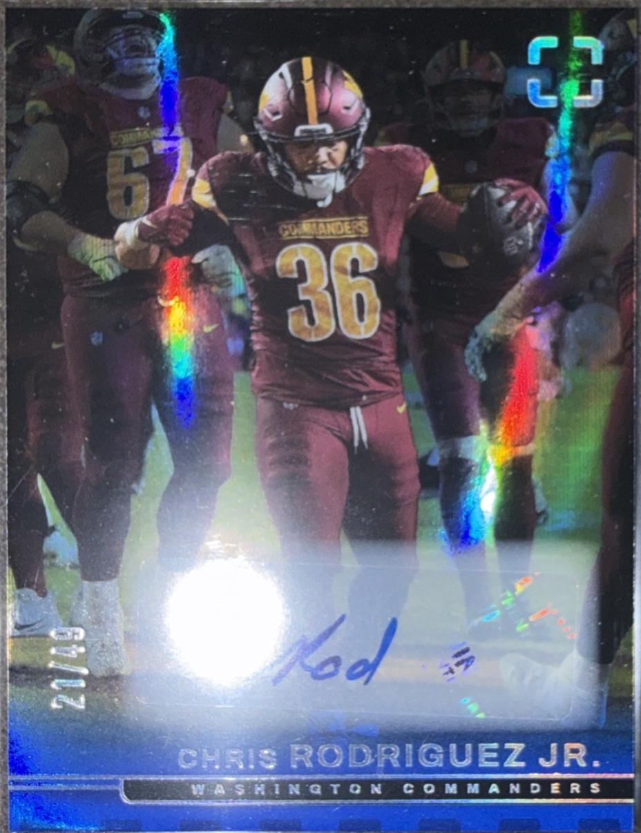 Chris Rodriguez Jr. [Blue Autograph] #25
