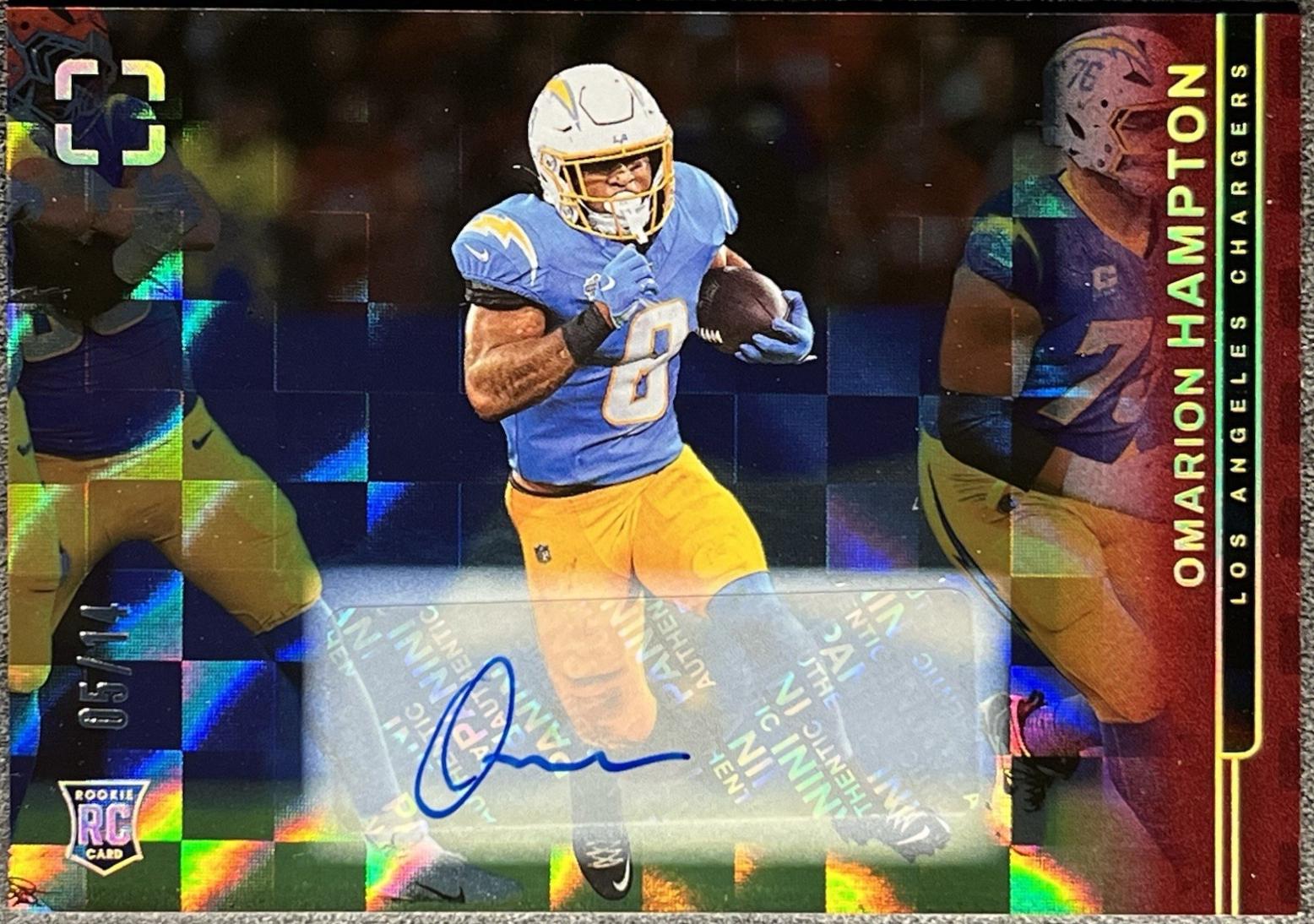 Omarion Hampton [Maroon Rookie Autograph] #177