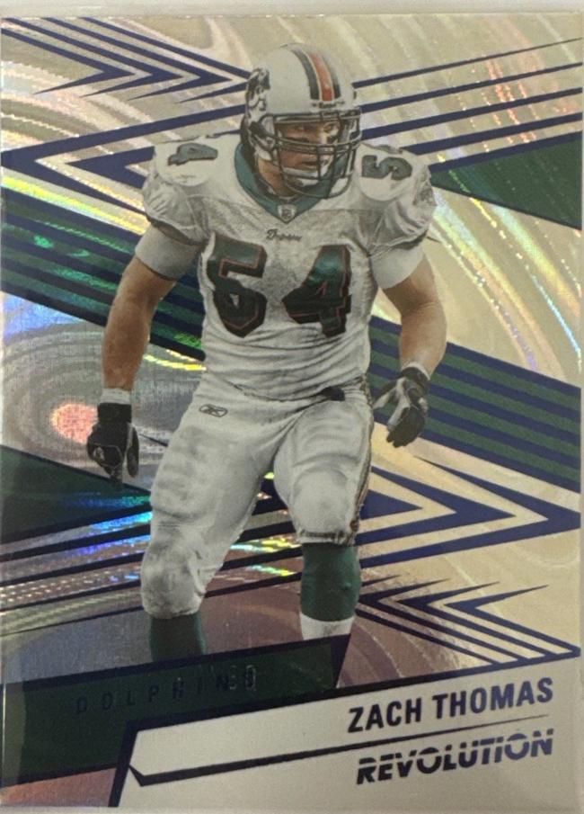 Zach Thomas [Blue Swirl] #137