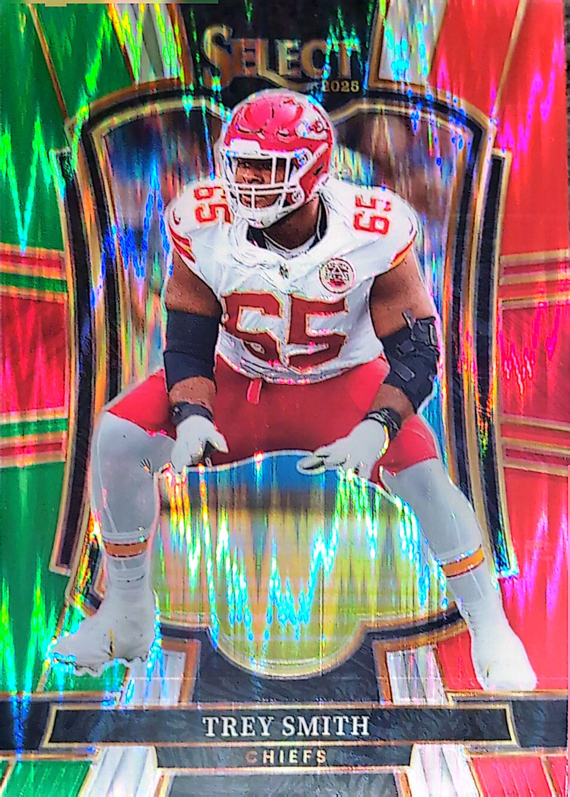 Trey Smith [Green Red Prizm Shock] #109