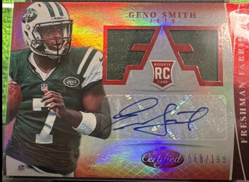 Geno Smith [Mirror Red Autograph] #311