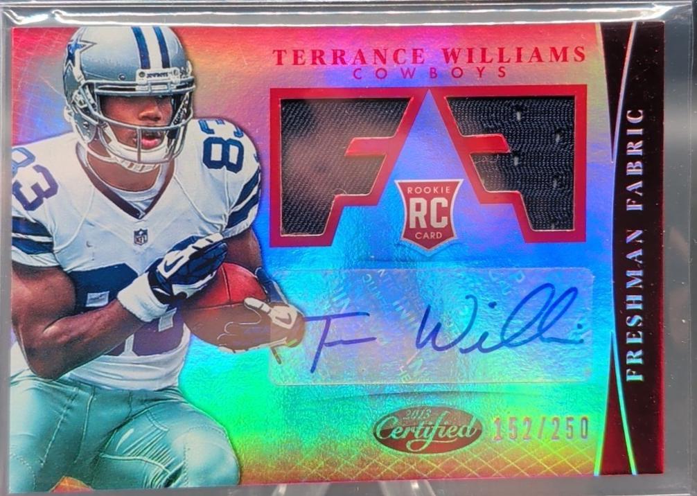 Terrance Williams [Mirror Red Autograph] #336