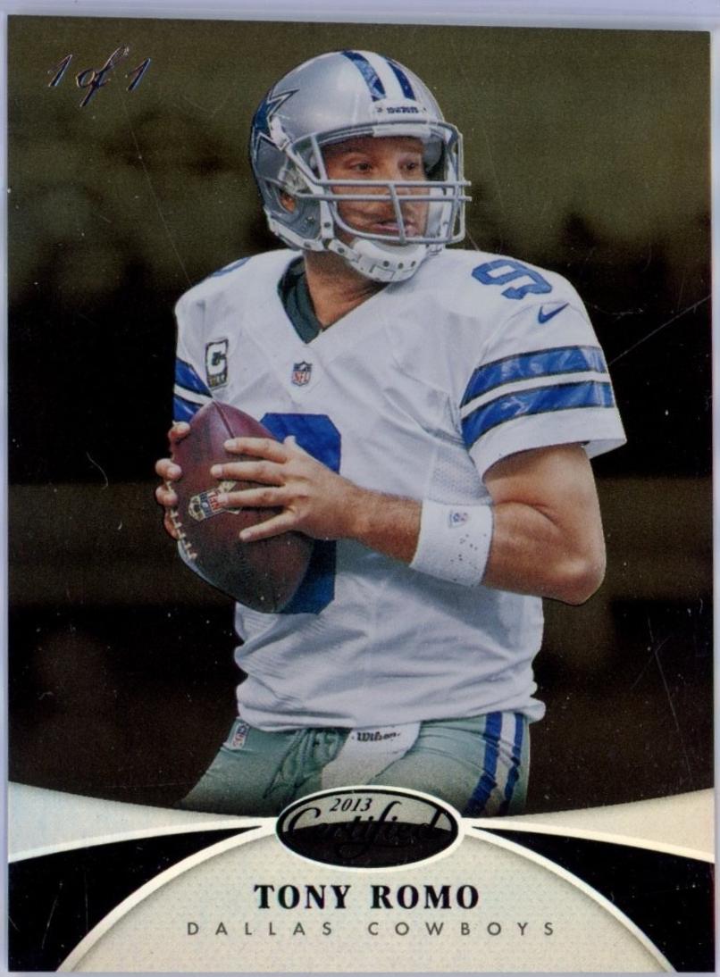 Tony Romo [Platinum Black] #111