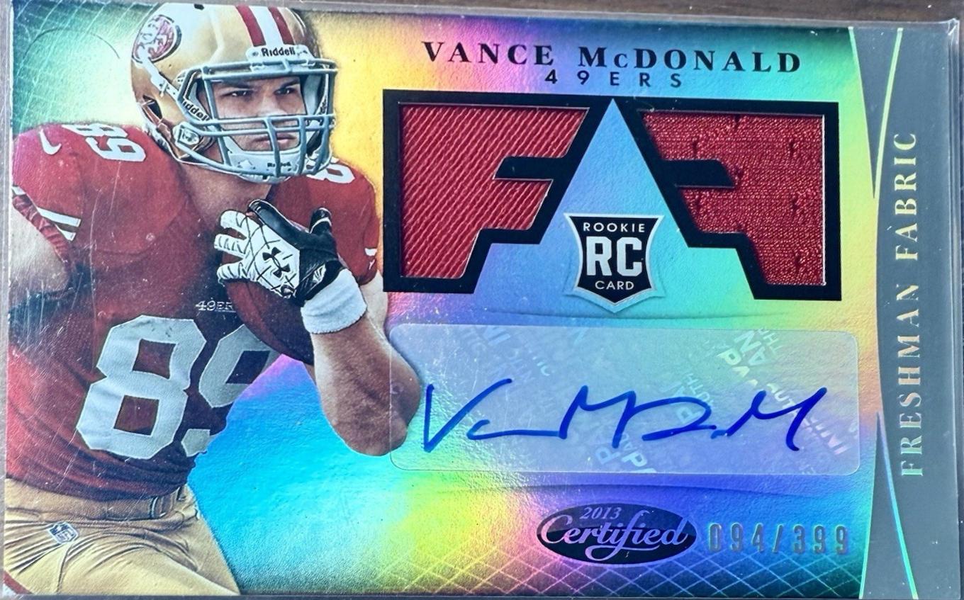 Vance McDonald [Autograph] #339