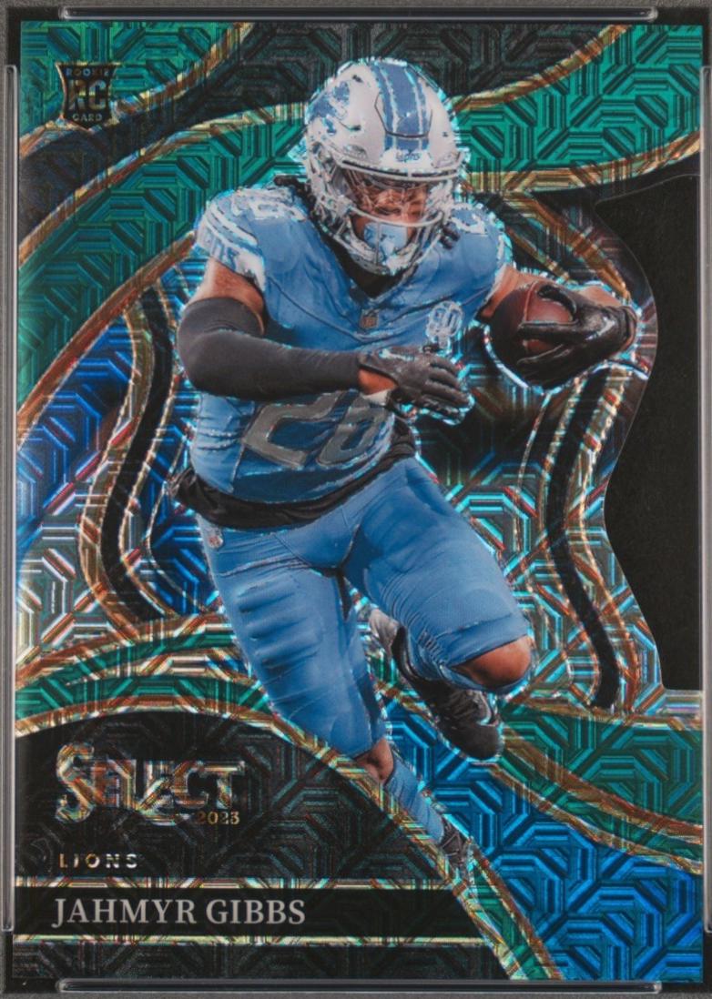 Jahmyr Gibbs [Green Prizm Die-Cut] #266
