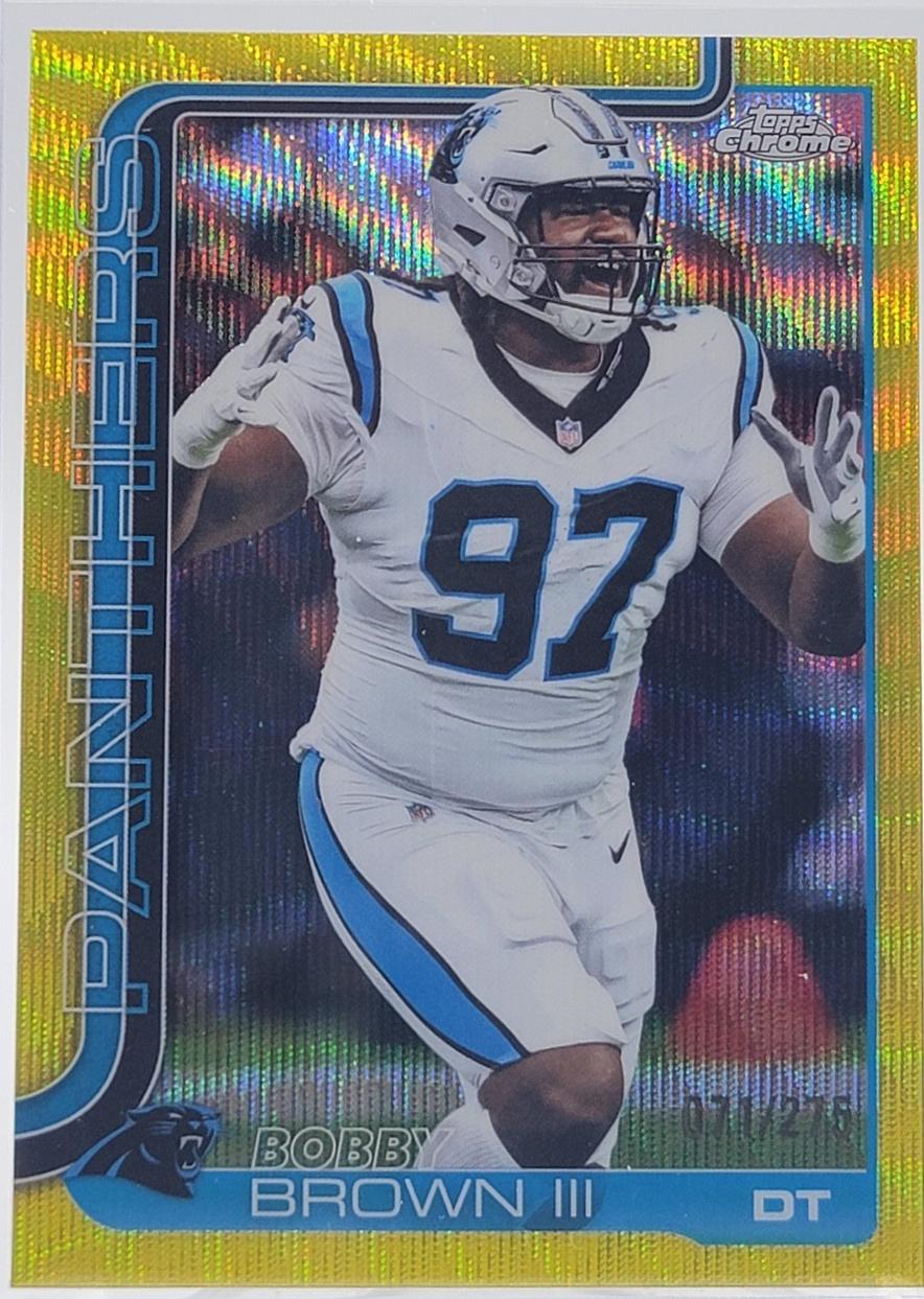 Bobby Brown III [Yellow Wave Refractor] #46