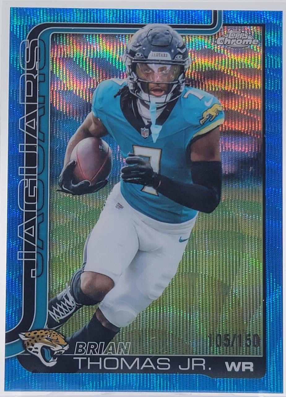 Brian Thomas Jr. [Blue Wave Refractor] #135
