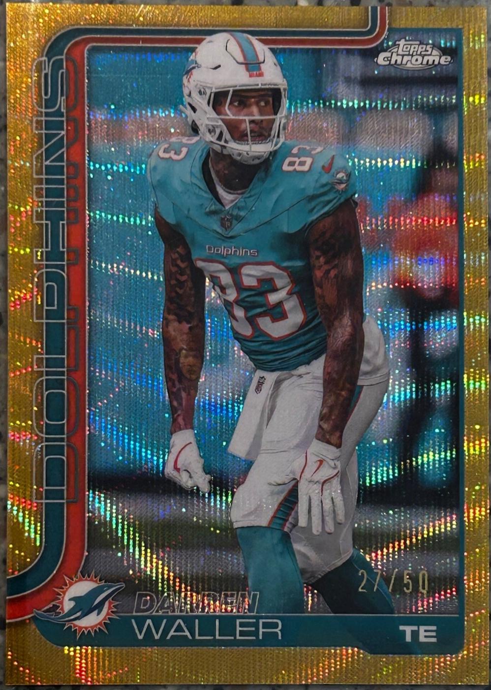 Darren Waller [Gold Wave Refractor] #193